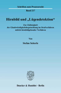 Cover Hirnbild und "Lügendetektion"