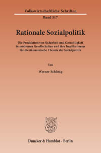 Cover Rationale Sozialpolitik