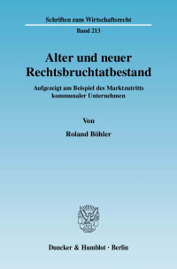 Cover Alter und neuer Rechtsbruchtatbestand