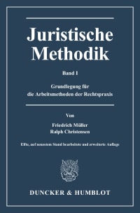 Cover Juristische Methodik