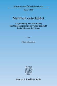 Cover Mehrheit entscheidet