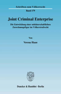 Cover Joint Criminal Enterprise