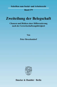 Cover Zweiteilung der Belegschaft