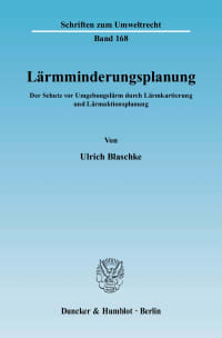 Cover Lärmminderungsplanung