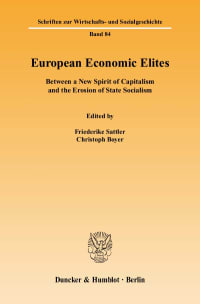 Cover European Economic Elites