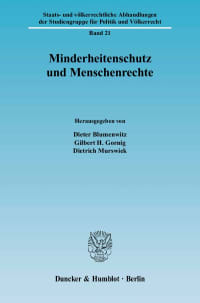 Cover Minderheitenschutz und Menschenrechte