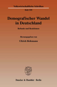 Cover Demografischer Wandel in Deutschland