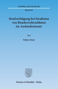 Cover Strafverfolgung bei Straftaten von Bundeswehrsoldaten im Auslandseinsatz