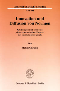 Cover Innovation und Diffusion von Normen