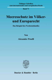 Cover Meeresschutz im Völker- und Europarecht