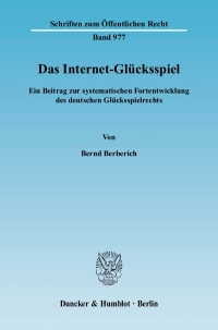 Cover Das Internet-Glücksspiel