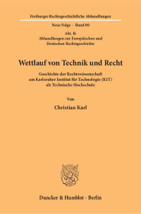 Cover Wettlauf von Technik und Recht