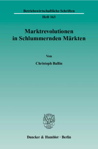 Cover Marktrevolutionen in Schlummernden Märkten