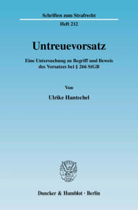 Cover Untreuevorsatz