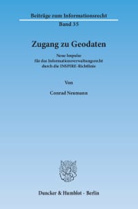 Cover Zugang zu Geodaten