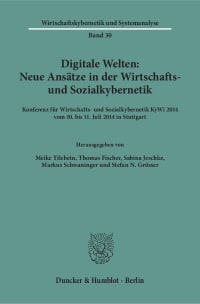 Cover Digitale Welten: Neue Ansätze in der Wirtschafts- und Sozialkybernetik