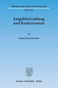 Cover Entgeltfortzahlung und Konkurrenzen