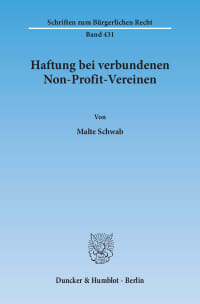 Cover Haftung bei verbundenen Non-Profit-Vereinen