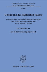 Cover Gestaltung des städtischen Raums