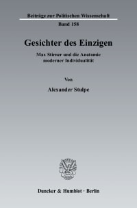 Cover Gesichter des Einzigen