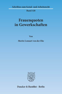 Cover Frauenquoten in Gewerkschaften