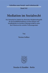 Cover Mediation im Sozialrecht