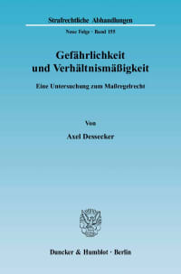 Cover Gefährlichkeit und Verhältnismäßigkeit