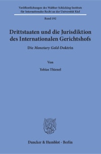 Cover Drittstaaten und die Jurisdiktion des Internationalen Gerichtshofs