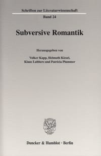 Cover Subversive Romantik