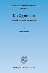 Cover Die Opposition