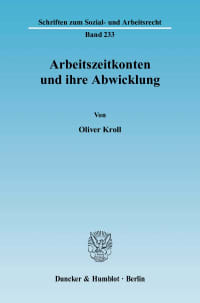 Cover Arbeitszeitkonten und ihre Abwicklung