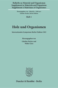 Cover Holz und Organismen