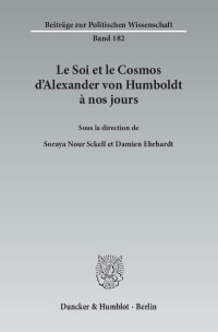 Cover Le Soi et le Cosmos d'Alexander von Humboldt à nos jours