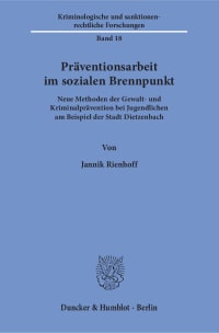 Cover Präventionsarbeit im sozialen Brennpunkt