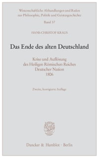 Cover Das Ende des alten Deutschland