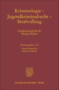 Cover Kriminologie – Jugendkriminalrecht – Strafvollzug