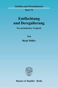 Cover Entflechtung und Deregulierung