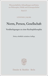 Cover Norm, Person, Gesellschaft