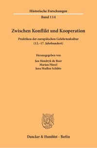 Cover Zwischen Konflikt und Kooperation