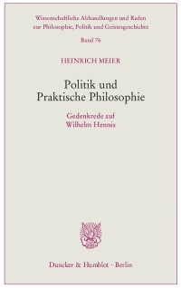 Cover Politik und Praktische Philosophie