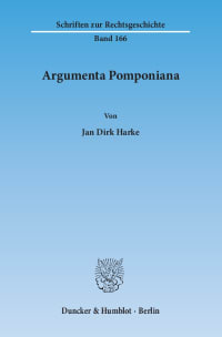 Cover Argumenta Pomponiana