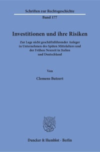 Cover Investitionen und ihre Risiken