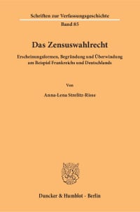 Cover Das Zensuswahlrecht