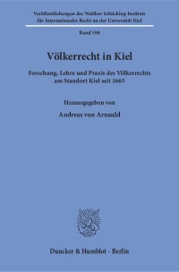 Cover Völkerrecht in Kiel