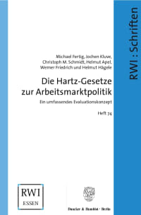 Cover Die Hartz-Gesetze zur Arbeitsmarktpolitik