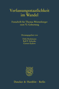 Cover Verfassungsstaatlichkeit im Wandel