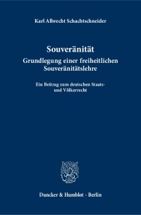 Cover Souveränität