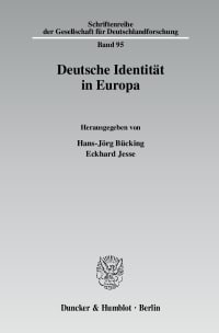 Cover Deutsche Identität in Europa