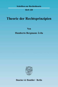 Cover Theorie der Rechtsprinzipien