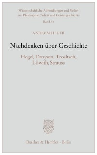 Cover Nachdenken über Geschichte